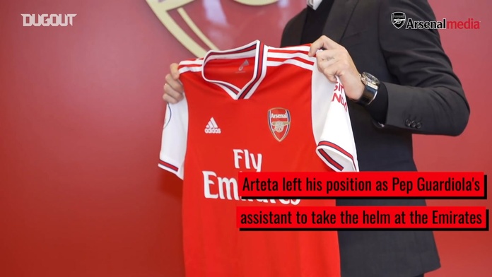 Video Mikel Arteta S Instant Trophy Success At Arsenal Besoccer