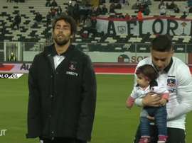 Valdivia volvió al Monumental tras once años. DUGOUT