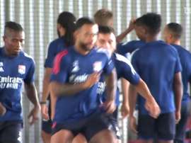 Último treino do Lyon na França. DUGOUT