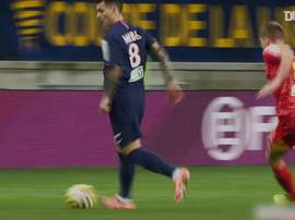 Leandro Paredes made 28 appearances for PSG in 2019-20. DUGOUT