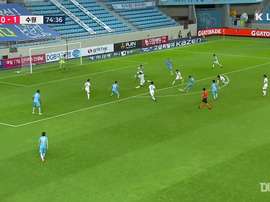 Cesinha, o 'MVP' da 8ª rodada da K-League 2020. DUGOUT