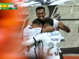 Corinthians thumped Fluminense 5-0 in the Brasileirao. DUGOUT