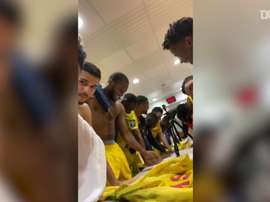 Nantes were overjoyed. DUGOUT