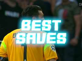 La parata di Buffon su Dani Alves. Dugout
