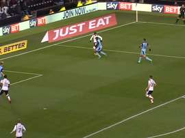 Tom Ince was key to Derby beating Rotherham 3-0 in 2016. DUGOUT