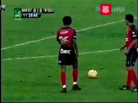 Il calcio di punizione di Juan Cuadrado. Dugout