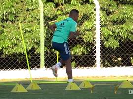 Flamengo trained before the match. DUGOUT