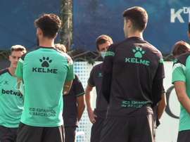 El Espanyol entrenó este jueves en la Ciudad Deportiva Dani Jarque. DUGOUT