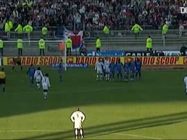 Juninho's great hat-trick vs Auxerre. DUGOUT