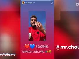 Les stories du jour avec Thiago Silva et Kimpembe. DUGOUT