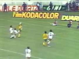 Jose Toure netted an incredible goal for Nantes in the 1983 cup final v PSG. DUGOUT