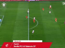 Ivan Rakitic fez um dos gols da classificação do Sevilla às quartas da Copa do Rei. DUGOUT