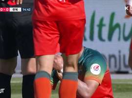 Gangwon claimed a surprise victory over Jeonbuk in the K-League. DUGOUT