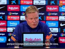 Ronald Koeman concedeu entrevista e pediu uma concentração especial para o Barcelona. DUGOUT