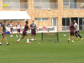 El Villarreal introdujo esta curiosa forma de entrenarse. Dugout