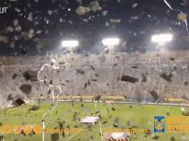 Así se recibe a Tigres en su casa. Dugout