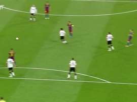 La rete di Messi in finale. Dugout
