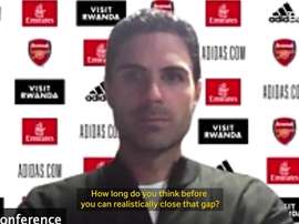 Arteta focused on building the right spirit at Arsenal. DUGOUT
