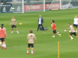 Real Madrid trained for the fourth time since full team training was permitted. DUGOUT