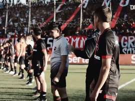 Maradona visited Old Boys. DUGOUT