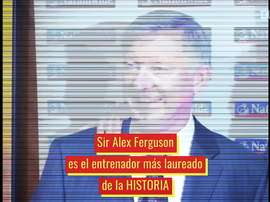 Sir Alex Ferguson es historia viva del United. Dugout
