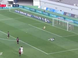 Le Seung-Ki scored the goal of the game in jeonbuk's win over Seoul. DUGOUT