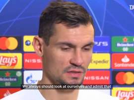 Dejan Lovren was disappointed after Zenit were beaten by Brugge in CL. DUGOUT