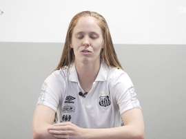 Ketlen marcou o seu gol de número 100 com a camisa do Santos. DUGOUT