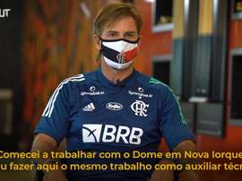 Jordi Guerrero, auxiliar de Domènec Torrent no Flamengo. DUGOUT