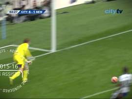 Kevin De Bruyne: 100 Manchester City assists. DUGOUT