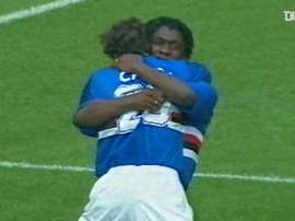 VIDEO: Dutch legend Seedorf scores. Dugout
