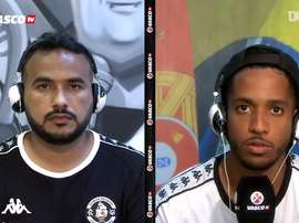 Miranda comemorou vitória do Vasco na Sul-Americana. DUGOUT