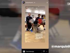 El PSG dotó a su plantilla del material necesario. DUGOUT