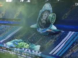 La grande coreagrafia dello Zenit. Dugout