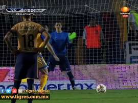 Tigres got a three goal cushion in the first leg of the 2015 Apertura final. DUGOUT