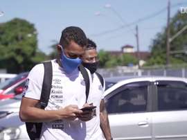 Behind the scenes of Santos' draw vs Ceará at Vila Belmiro. DUGOUT