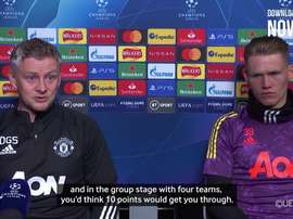Solskjaer spoke ahead of the match. DUGOUT