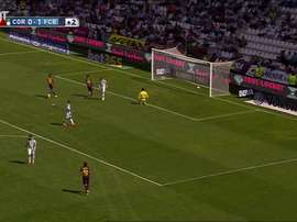 Le premier triplé de Suarez avec Barcelone. DUGOUT