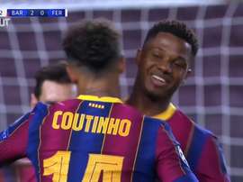 Philippe Coutinho scored in the Champions League for Barcelona. DUGOUT