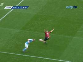 Sterling's goals against Bournemouth. DUGOUT