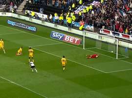 Derby were too strong for Brighton in the 2014 Championship play-off semi-final. DUGOUT