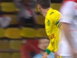 La tête magnifique de Bedoya contre Monaco. DUGOUT
