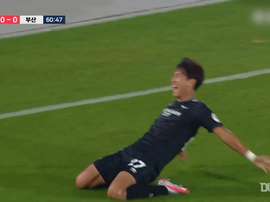 Seongnam took the lead v Busan, but conceded an equaliser right at the death. DUGOUT
