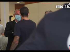 Il ritiro del PSG a Faro. Dugout