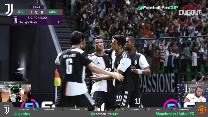 Video Juventus Draw With Manchester United In The Efootball Pro Cup Besoccer