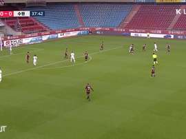 Adam Taggart scored for Suwon in their 1-1 draw at Pohang. DUGOUT