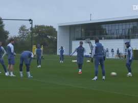 Jose Mourinho has been preparing his Spurs side for the match with LASK Linz. DUGOUT