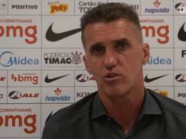 Vagner Mancini, técnico do Timão, concedeu entrevista após vitória sobre o Coritiba. DUGOUT