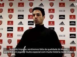 Arteta fala sobre saída de Özil. DUGOUT