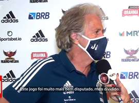 Confira a entrevista de Jorge Jesus após o jogo do Flamengo. DUGOUT
